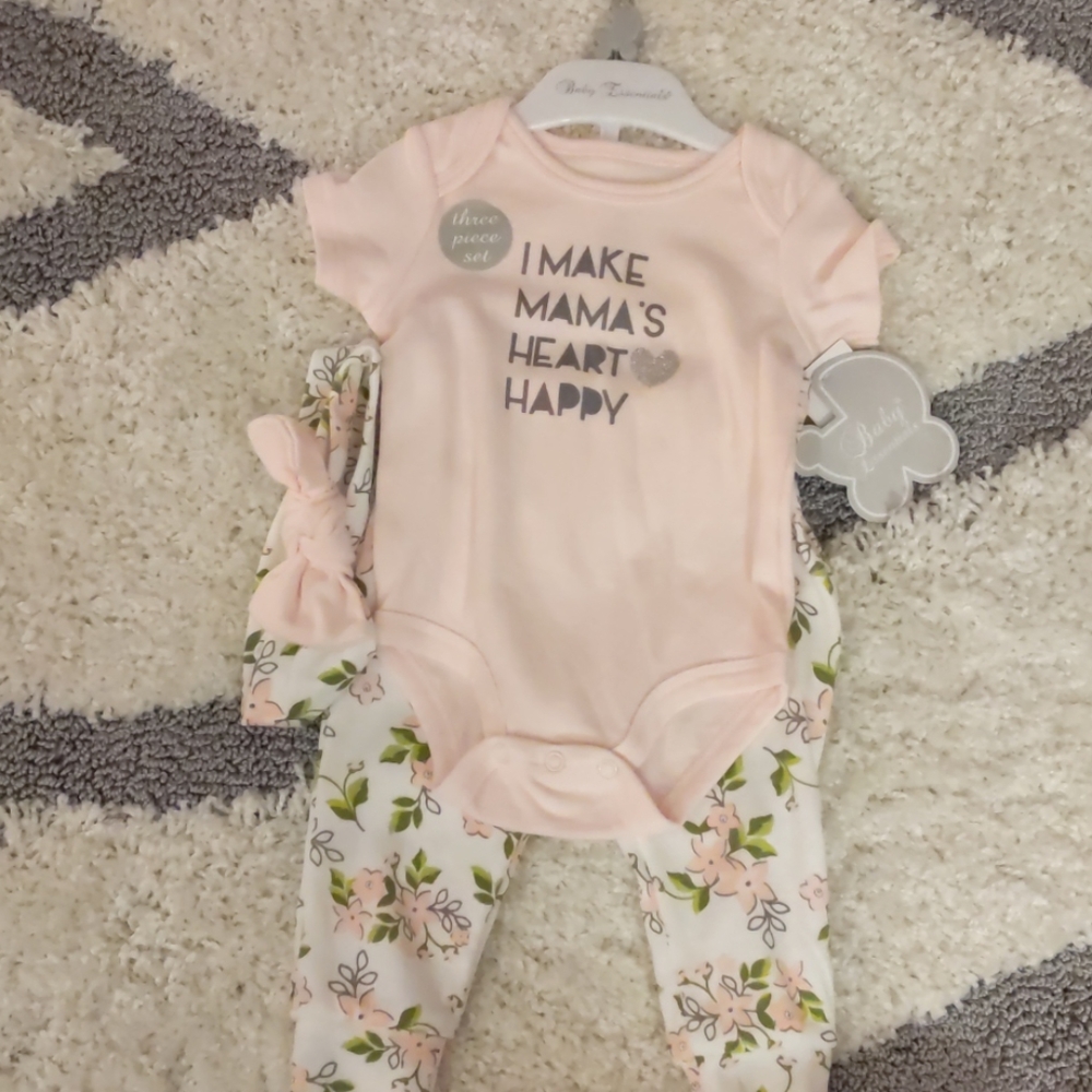 NWT outfit with matching headband